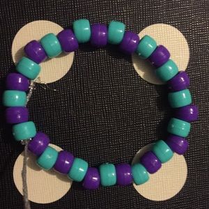 Purple and Teal bracelet
